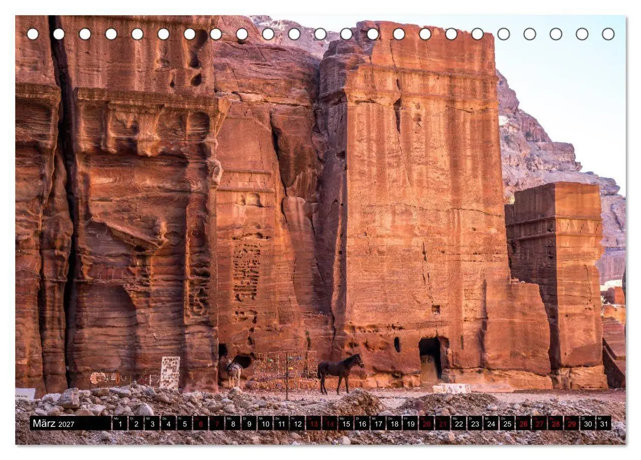 Bild: 9783569689459 | Petra - Jordanien (Tischkalender 2027 DIN A5 quer), CALVENDO...