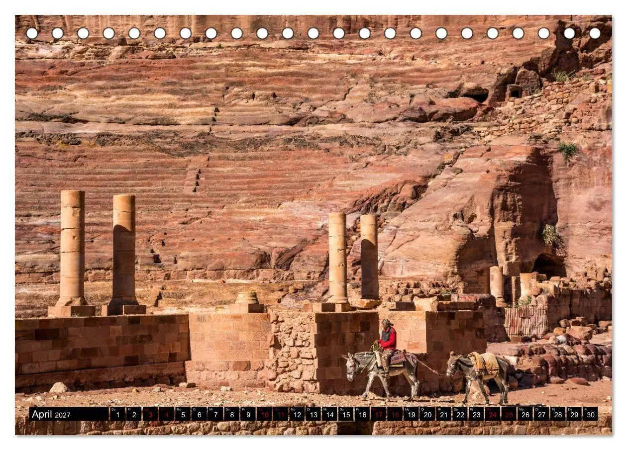 Bild: 9783569689459 | Petra - Jordanien (Tischkalender 2027 DIN A5 quer), CALVENDO...