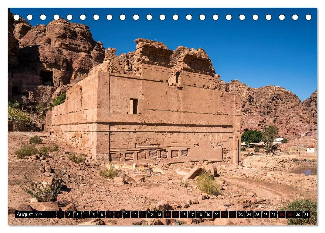 Bild: 9783569689459 | Petra - Jordanien (Tischkalender 2027 DIN A5 quer), CALVENDO...