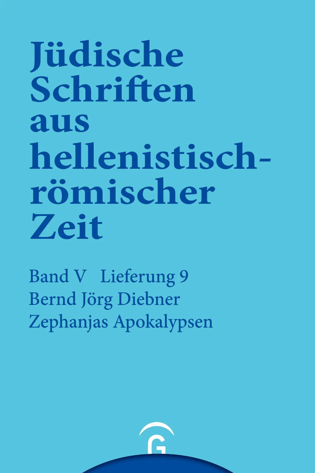 Cover: 9783579039459 | Zephanjas Apokalypsen | Bernd Jörg Diebner | Taschenbuch | 112 S.