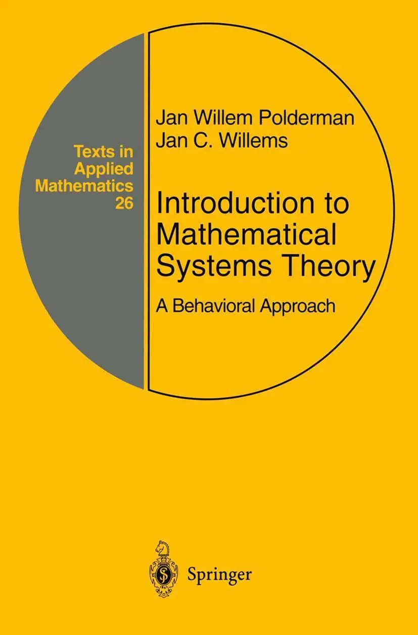 Cover: 9781475729559 | Introduction to Mathematical Systems Theory | A Behavioral Approach