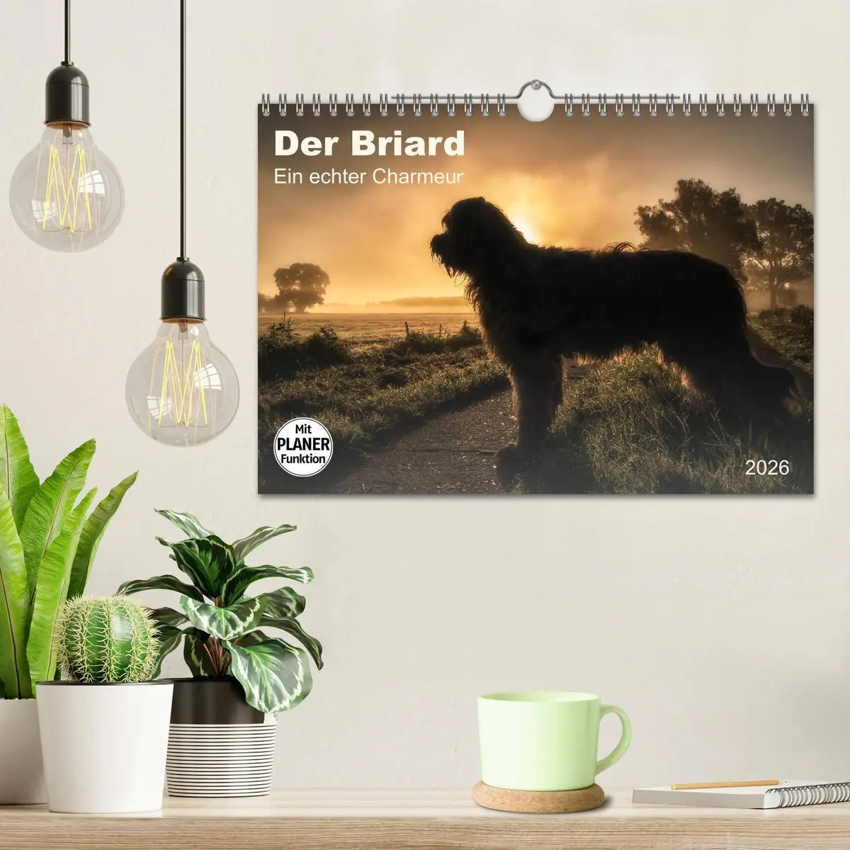 Bild: 9783457949559 | Der Briard 2026 - Ein echter Charmeur (Wandkalender 2026 DIN A4...