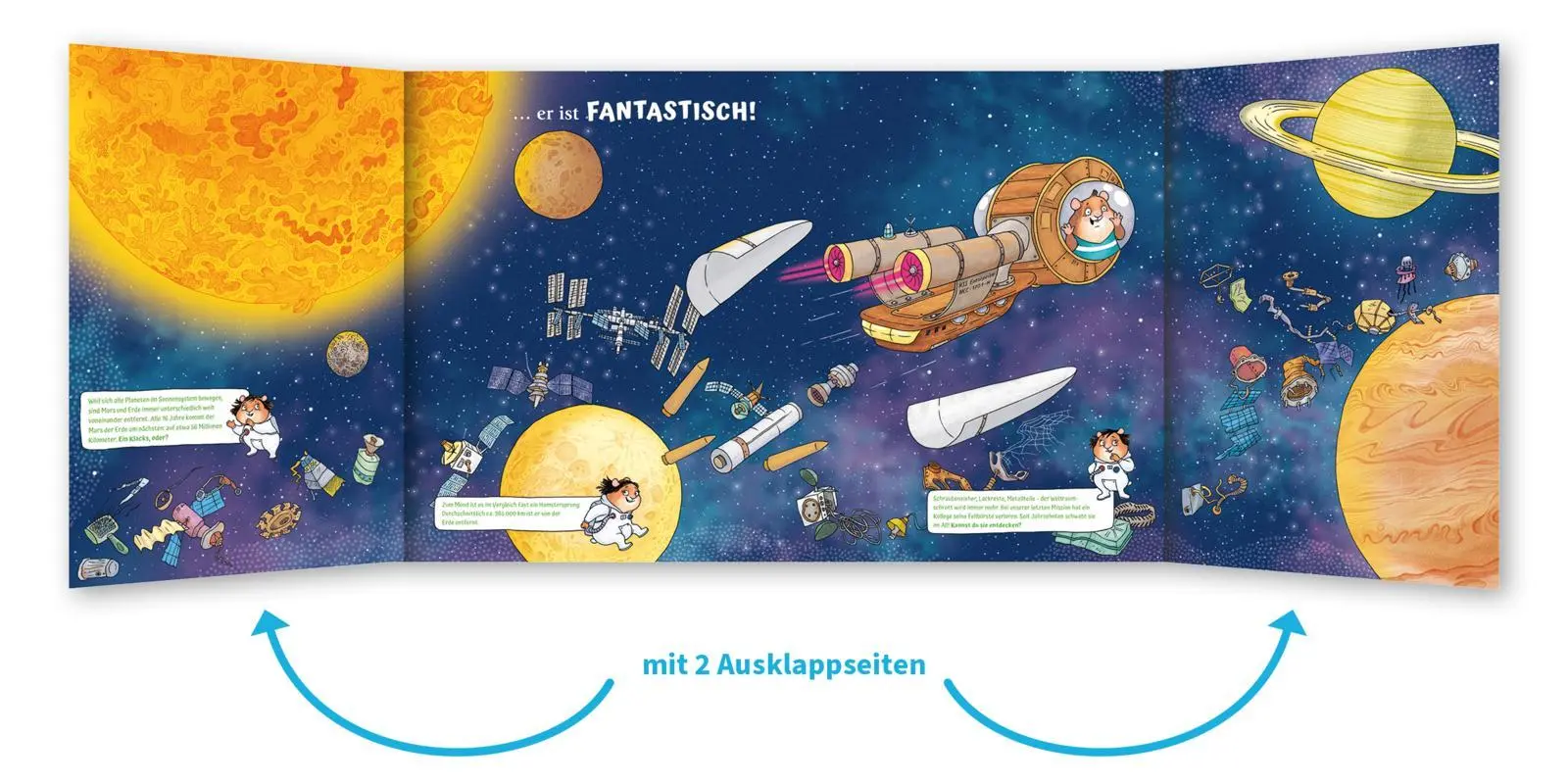 Bild: 9783480239559 | HÄNK | Ein Hamster träumt vom All - Mit spannenden Weltraum-Infos