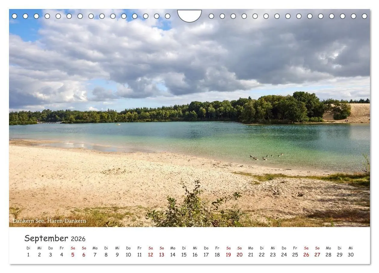 Bild: 9783516729559 | Emsland Impressionen (Wandkalender 2026 DIN A4 quer), CALVENDO...