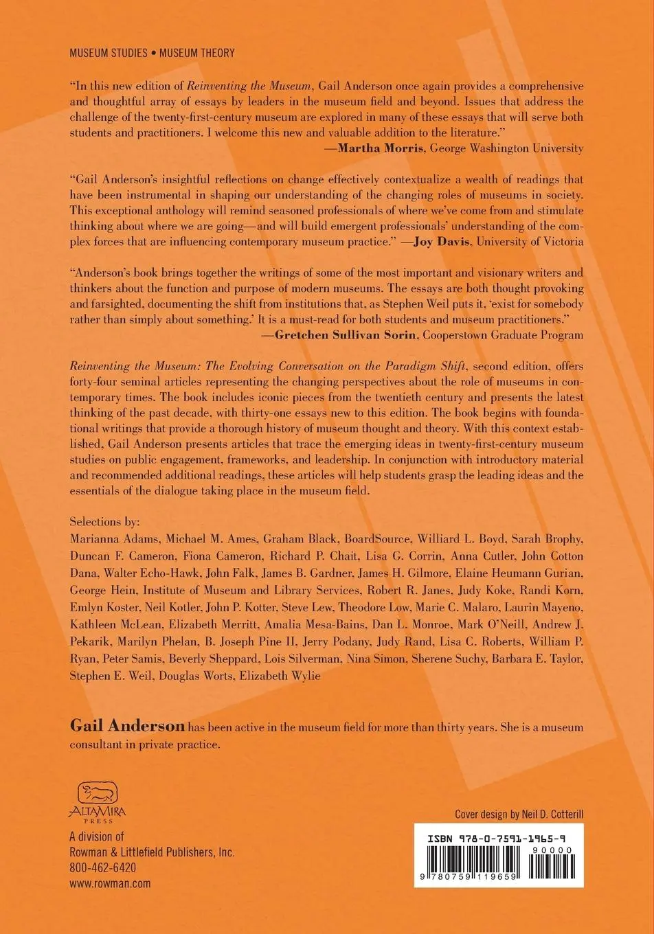 Rückseite: 9780759119659 | Reinventing the Museum | Gail Anderson | Taschenbuch | Englisch | 2012