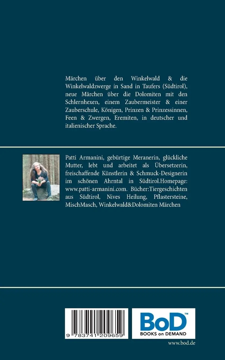 Rückseite: 9783741209659 | Winkelwald &amp; Dolomiten Märchen | Patti Armanini | Taschenbuch | 156 S.