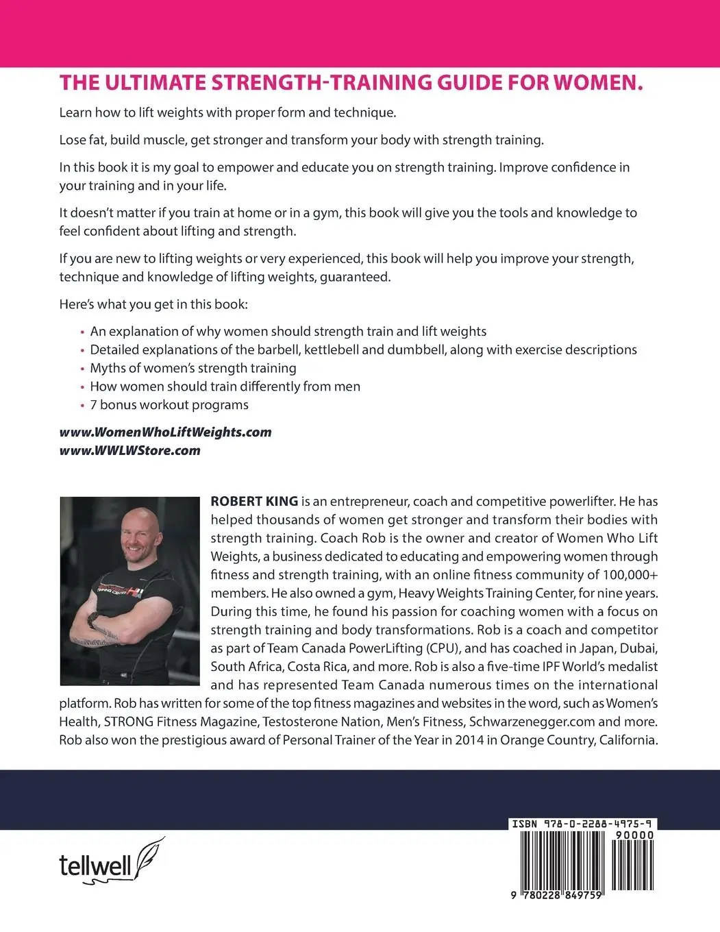 Rückseite: 9780228849759 | Women's Strength Training Guide | Robert King | Taschenbuch | Englisch