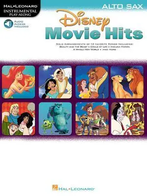 Cover: 9781495059759 | Disney Movie Hits - Alto Sax - Instrumental Play-Along Book/Online...