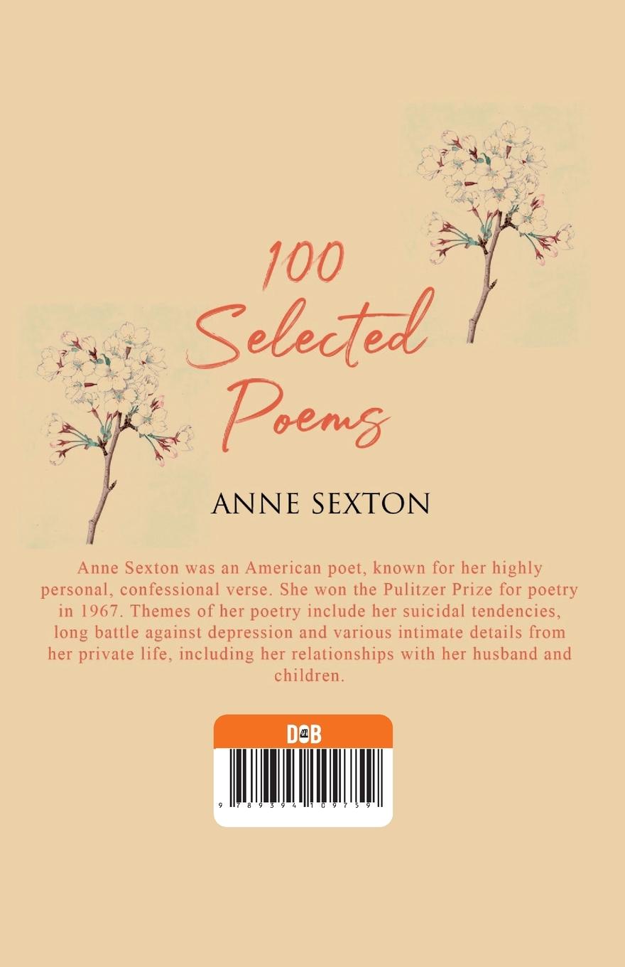 Rückseite: 9789394109759 | 100 Selected Poems, Anne Sexton | Anne Sexton | Taschenbuch | Englisch