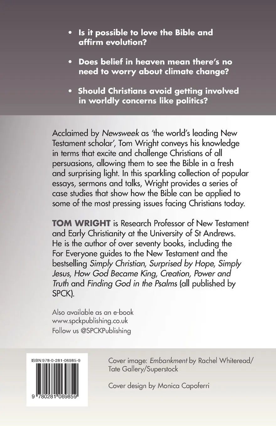 Rückseite: 9780281069859 | Surprised by Scripture | Engaging With Contemporary Issues | Wright