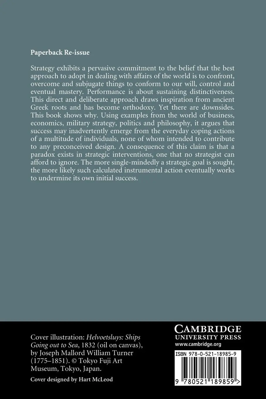 Rückseite: 9780521189859 | Strategy Without Design | The Silent Efficacy of Indirect Action