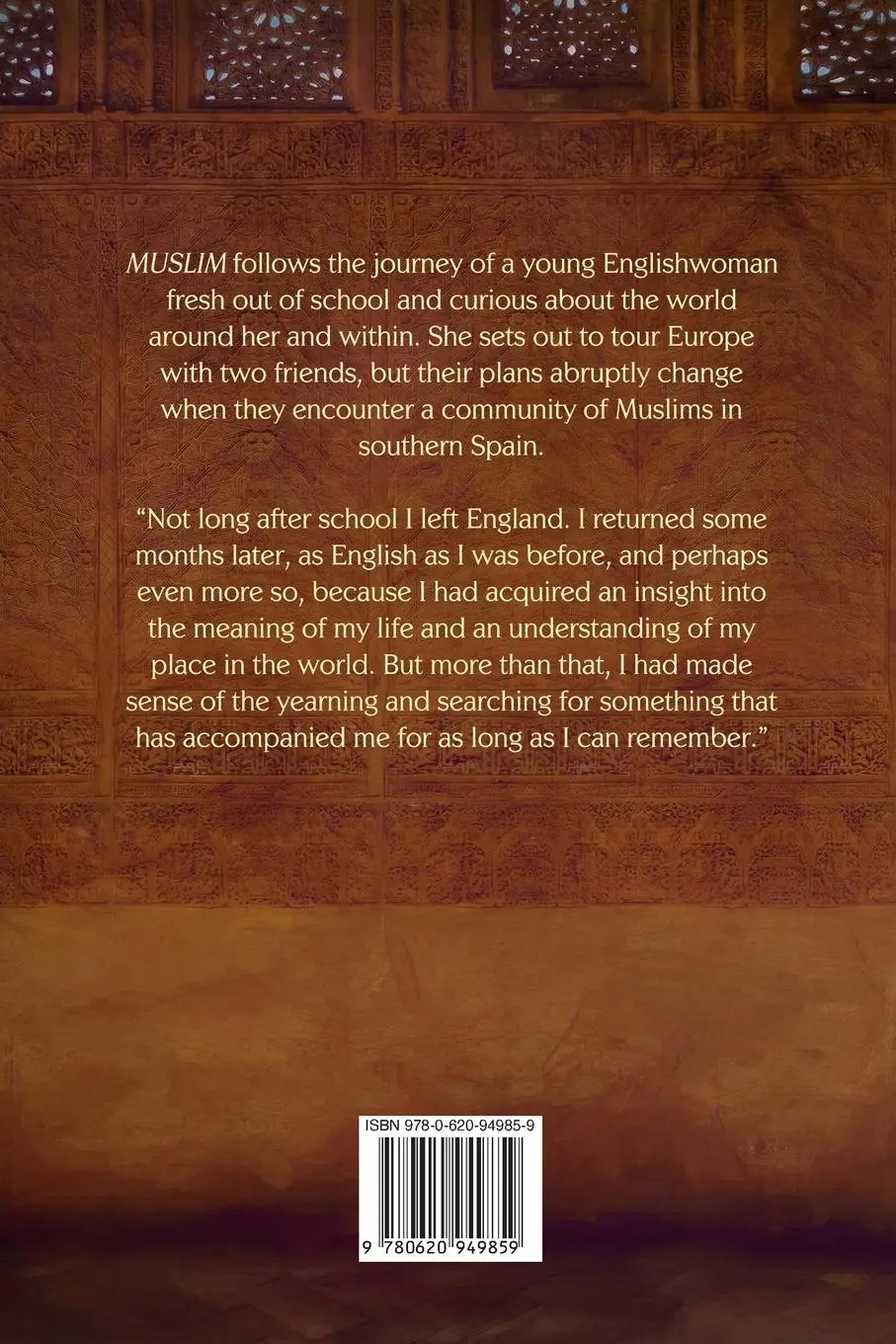 Rückseite: 9780620949859 | MUSLIM | A Young Woman's Journey | Aisha Wright | Taschenbuch | 2022