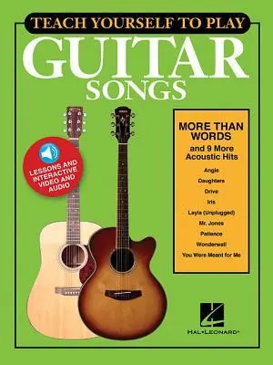 Cover: 9781495049859 | Teach Yourself to Play Guitar Songs: More Than Words &amp; 9 More...