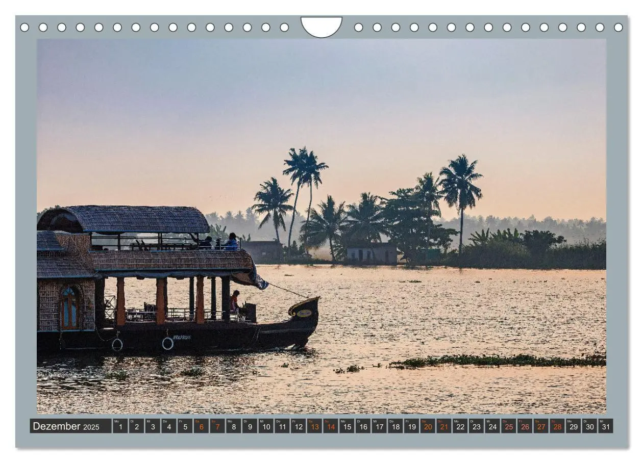 Bild: 9783435069859 | Kerala Backwaters - mit dem Hausboot durch die tropische Wasserwelt...