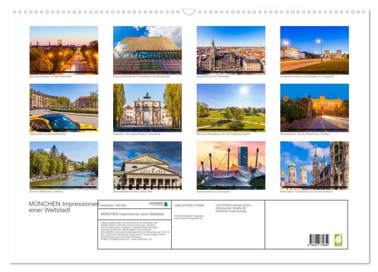 Bild: 9783457779859 | MÜNCHEN Impressionen einer Weltstadt (Wandkalender 2026 DIN A2...