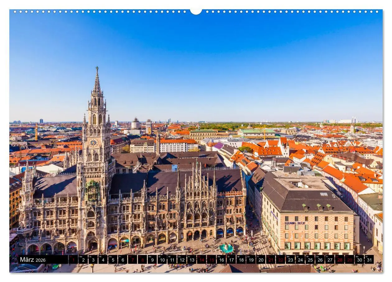 Bild: 9783457779859 | MÜNCHEN Impressionen einer Weltstadt (Wandkalender 2026 DIN A2...