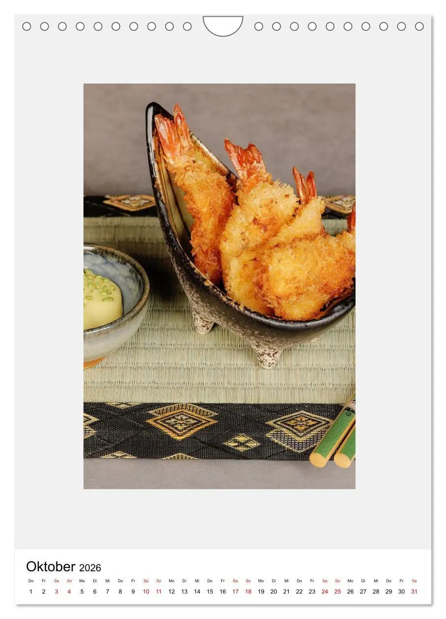 Bild: 9783516319859 | Japanese Cuisine II (Wandkalender 2026 DIN A4 hoch), CALVENDO...
