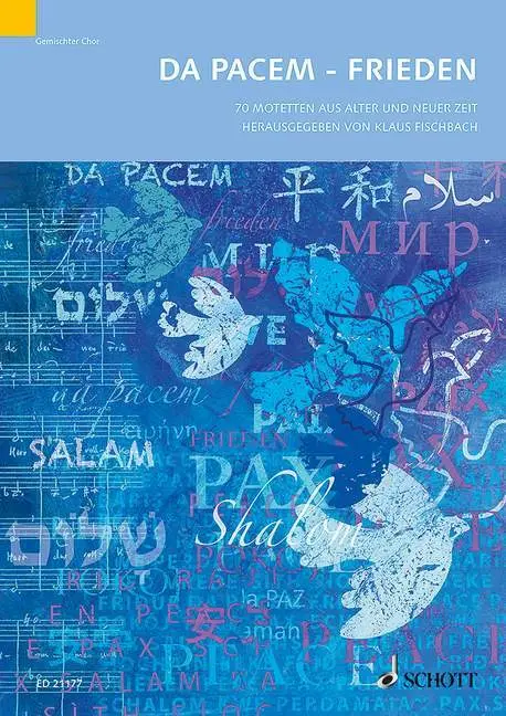 Cover: 9783795749859 | Da pacem - Frieden | Buch | 212 S. | Deutsch | 2014 | Schott Music