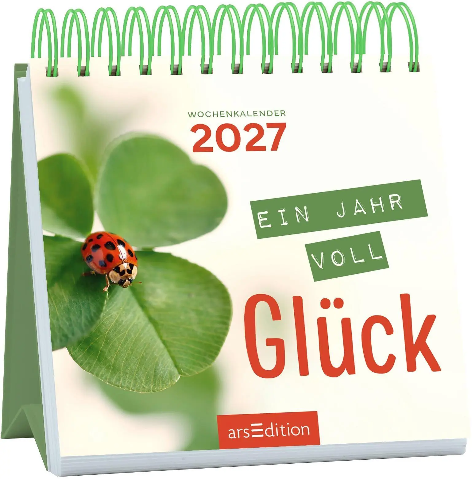 Cover: 4014489139959 | Mini-Wochenkalender Ein Jahr voll Glück 2027 | Kalender | 108 S.