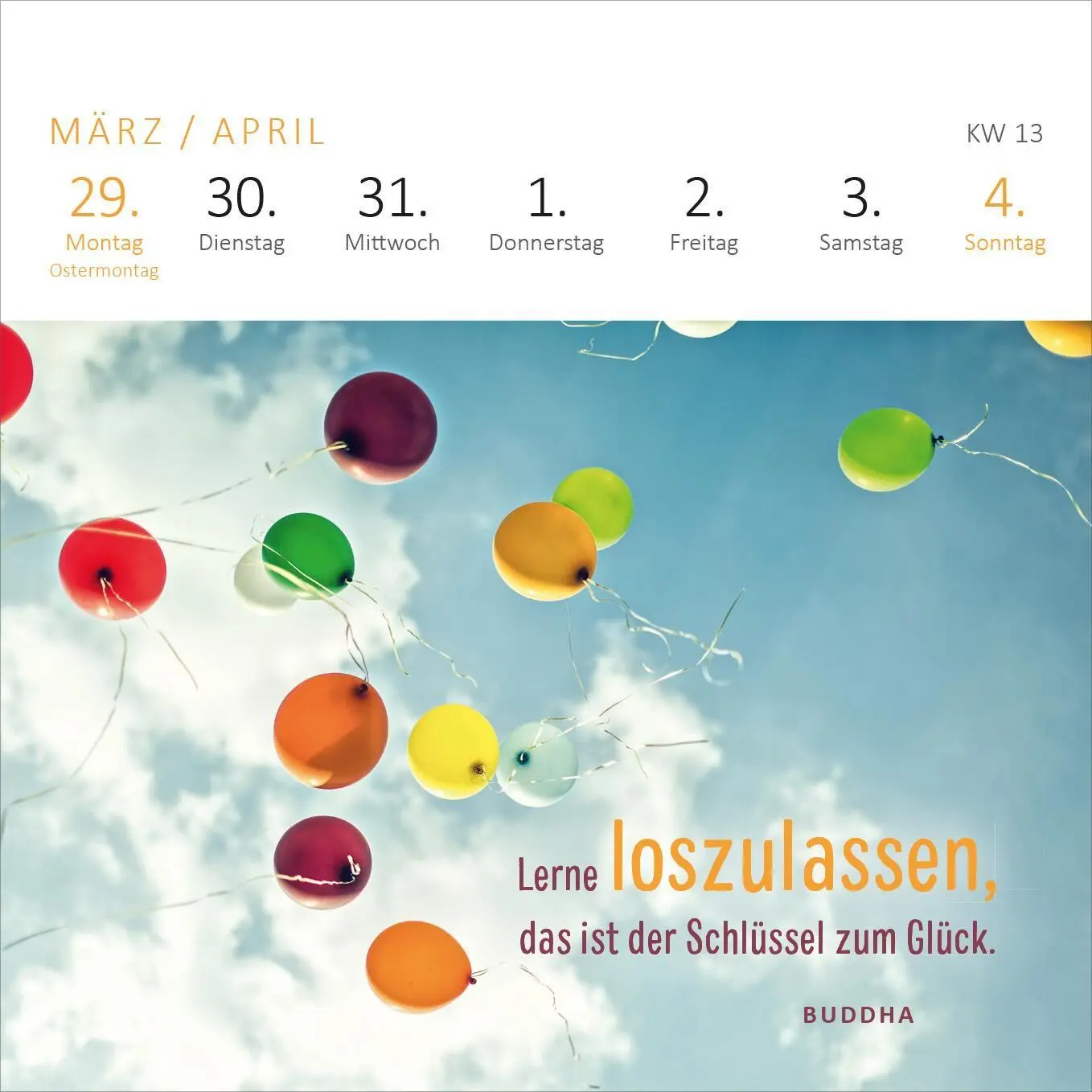 Bild: 4014489139959 | Mini-Wochenkalender Ein Jahr voll Glück 2027 | Kalender | 108 S.