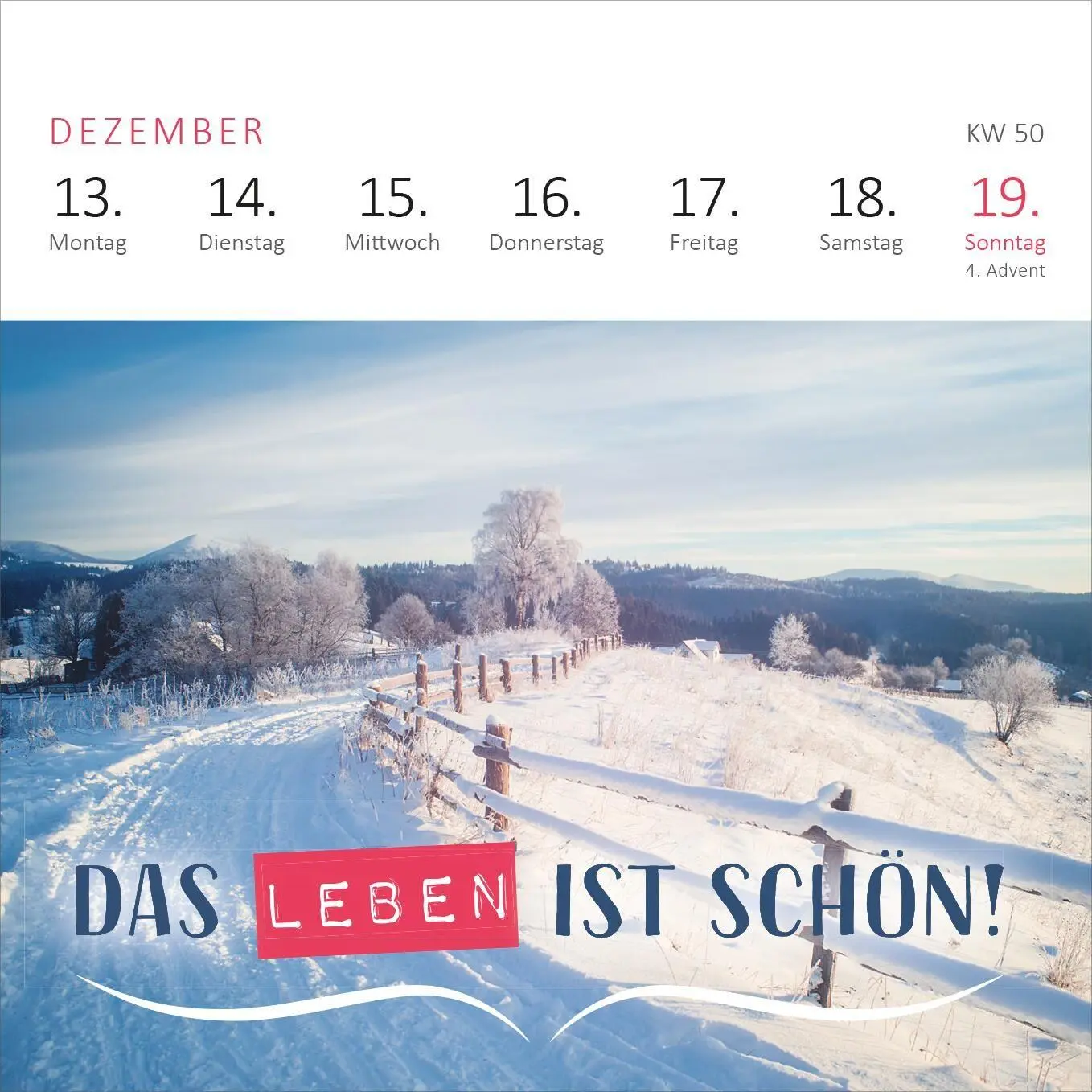 Bild: 4014489139959 | Mini-Wochenkalender Ein Jahr voll Glück 2027 | Kalender | 108 S.