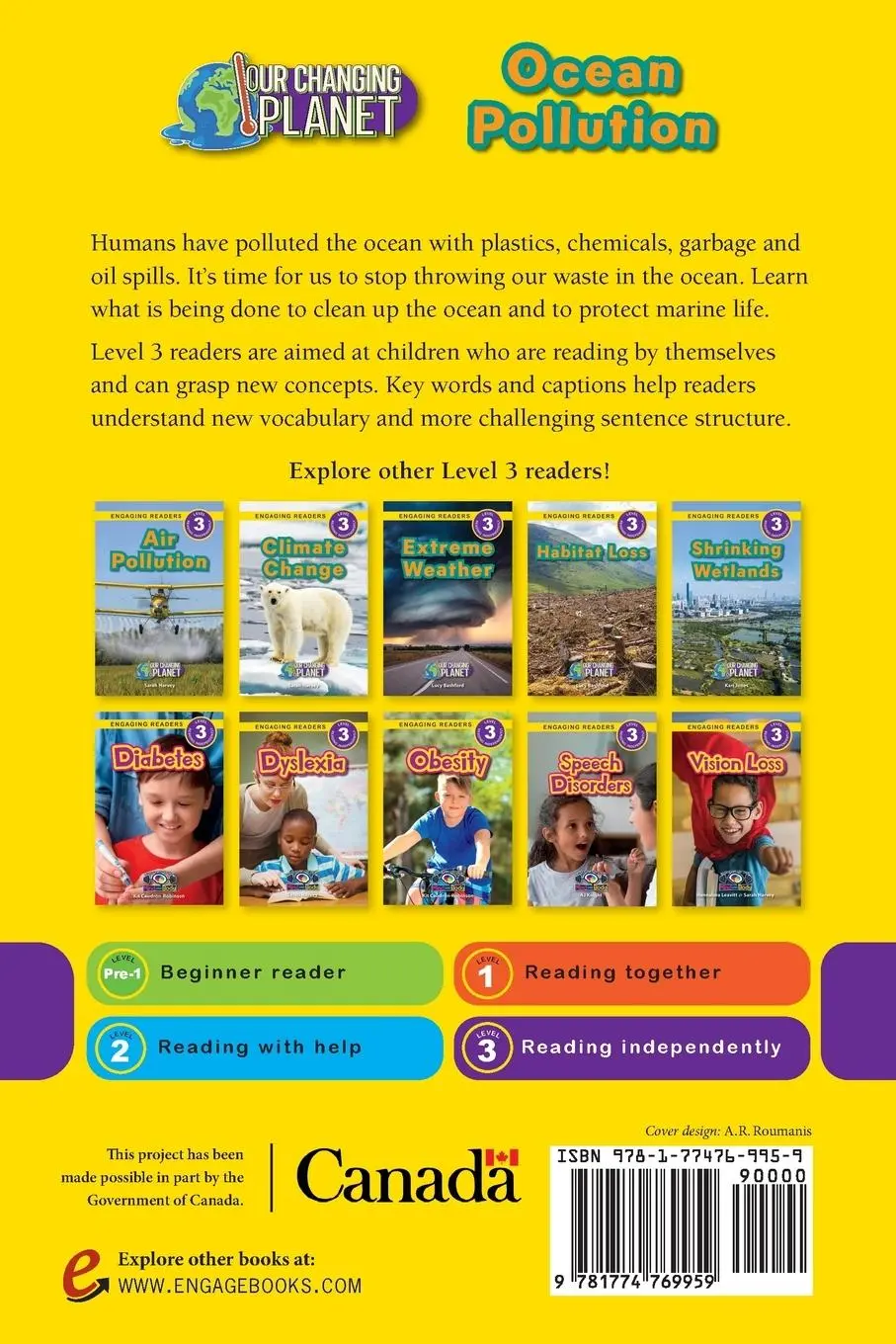 Rückseite: 9781774769959 | Ocean Pollution | Our Changing Planet (Engaging Readers, Level 3)