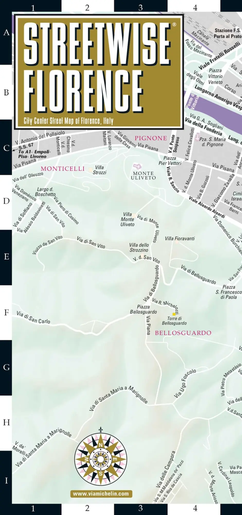 Cover: 9782067259959 | Streetwise Florence Map - Laminated City Center Street Map of...