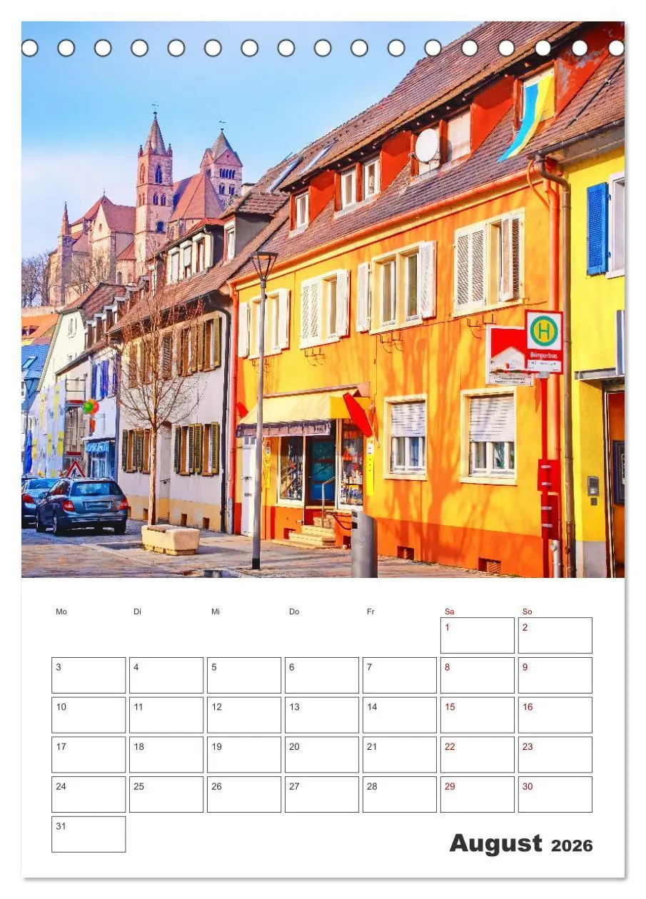 Bild: 9783516309959 | Breisach - Reiseplaner (Tischkalender 2026 DIN A5 hoch), CALVENDO...