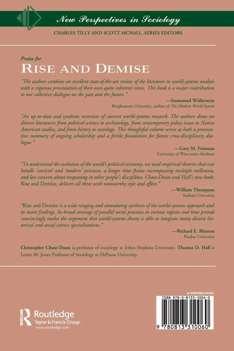 Rückseite: 9780813310060 | Rise And Demise | Comparing World Systems | Christopher Chase-Dunn