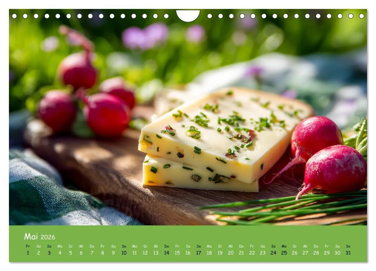 Bild: 9783516700060 | Käsekalender - mit Gourmet Käse und Platten durchs Jahr...