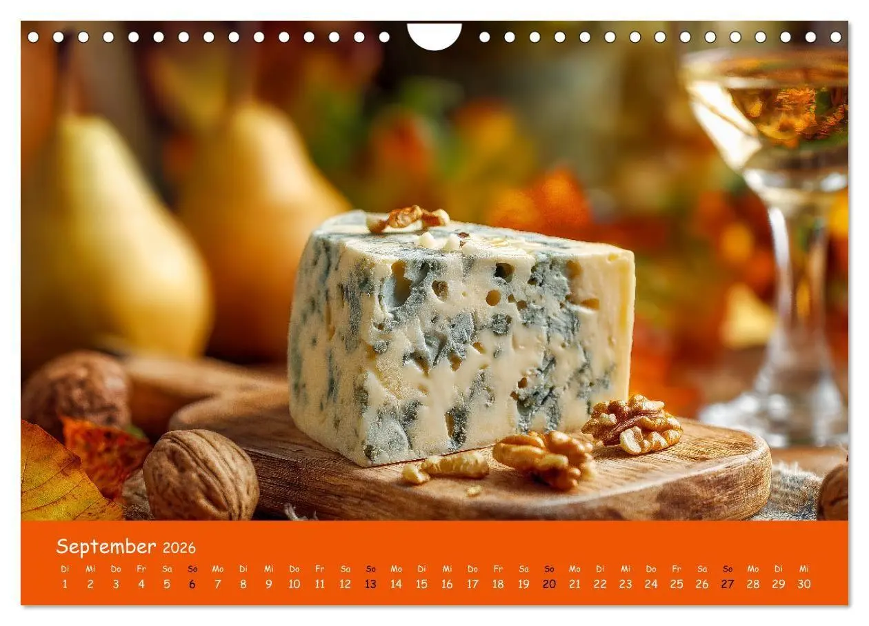 Bild: 9783516700060 | Käsekalender - mit Gourmet Käse und Platten durchs Jahr...