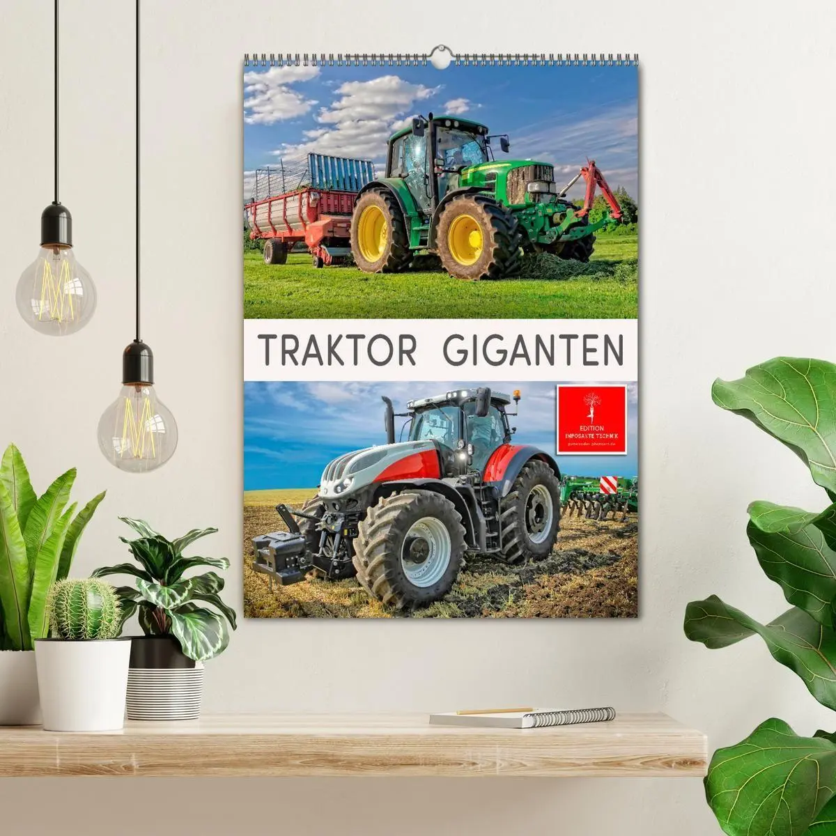Bild: 9783569410060 | Traktor Giganten (Wandkalender 2027 DIN A2 hoch), CALVENDO...