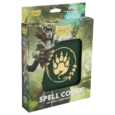 Cover: 5706569500160 | Spell Codex - Forest Green | Dragon Shield Roleplay