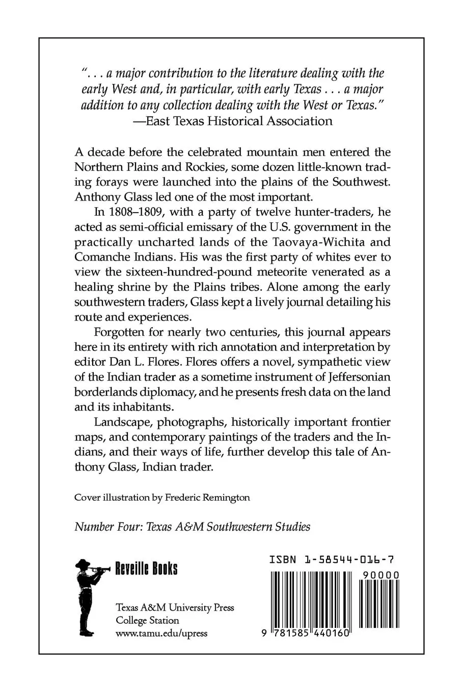 Rückseite: 9781585440160 | Journal of an Indian Trader | Dan L. Flores | Taschenbuch | Englisch