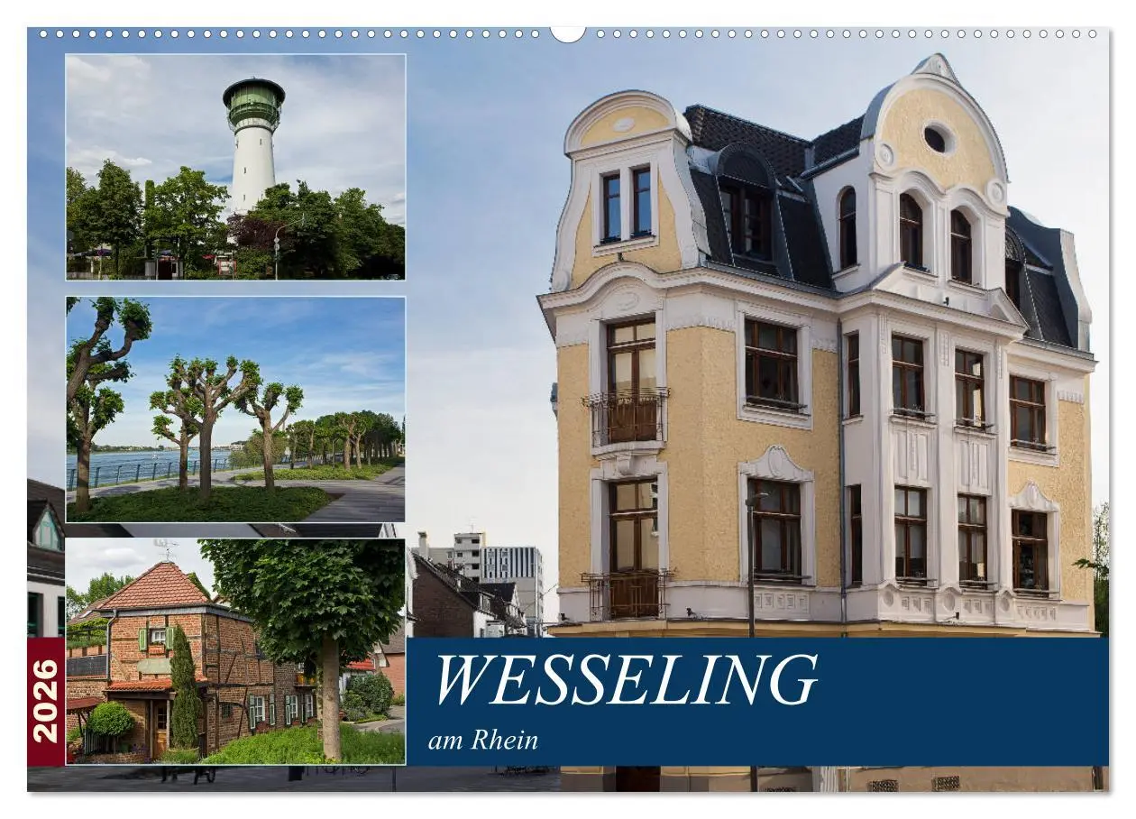 Cover: 9783457840160 | Wesseling am Rhein (Wandkalender 2026 DIN A2 quer), CALVENDO...