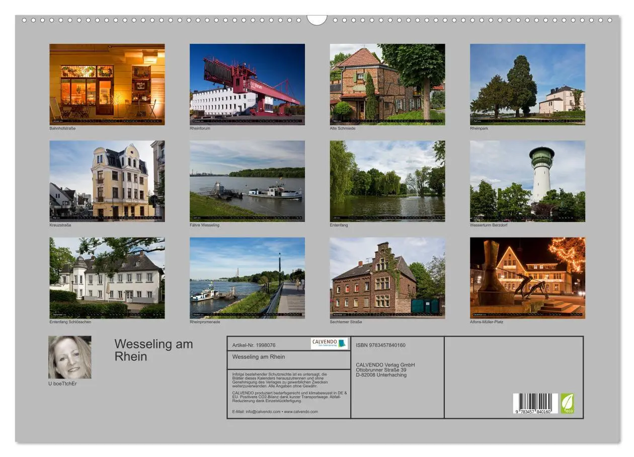 Bild: 9783457840160 | Wesseling am Rhein (Wandkalender 2026 DIN A2 quer), CALVENDO...