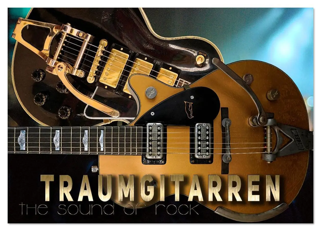 Cover: 9783516620160 | Traumgitarren - the Sound of Rock (Wandkalender 2026 DIN A2 quer),...