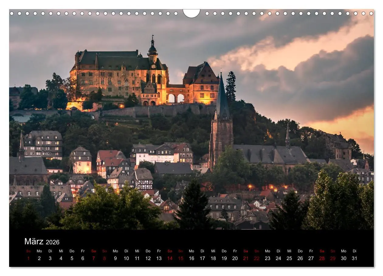Bild: 9783457760260 | Märchenhaftes Marburg (Wandkalender 2026 DIN A3 quer), CALVENDO...