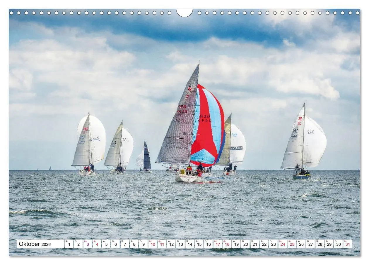 Bild: 9783457830260 | Leidenschaft Segeln (Wandkalender 2026 DIN A3 quer), CALVENDO...