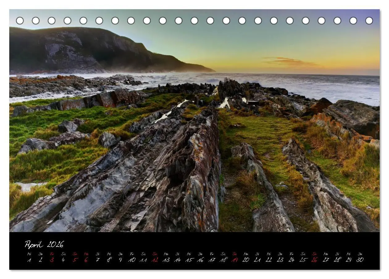 Bild: 9783516230260 | Südafrika (Tischkalender 2026 DIN A5 quer), CALVENDO Monatskalender