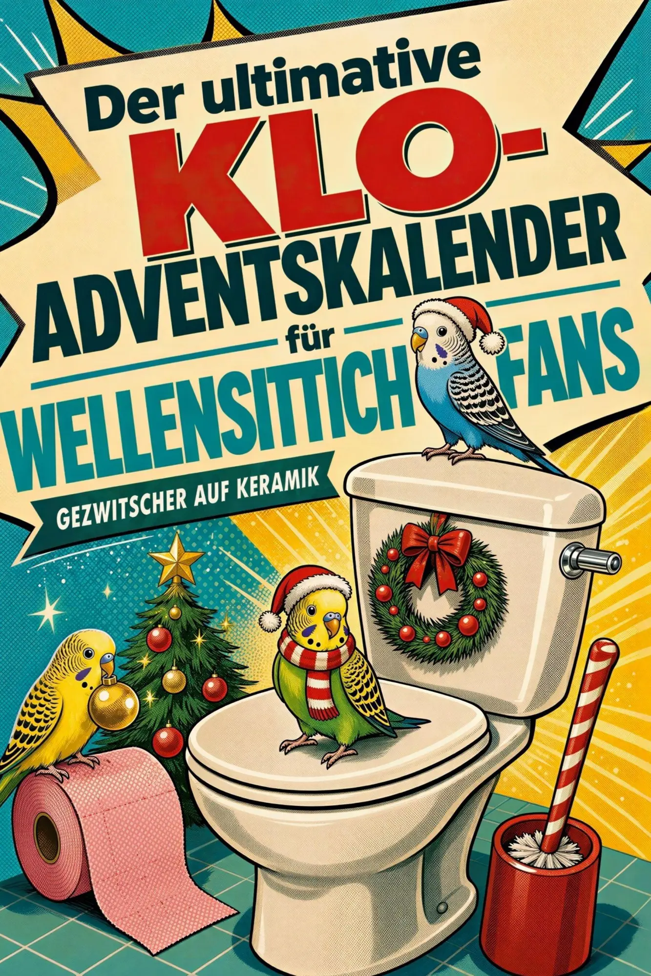 Cover: 9783696110260 | Der ultimative Klo-Adventskalender für Wellensittich-Fans | Tim Münch
