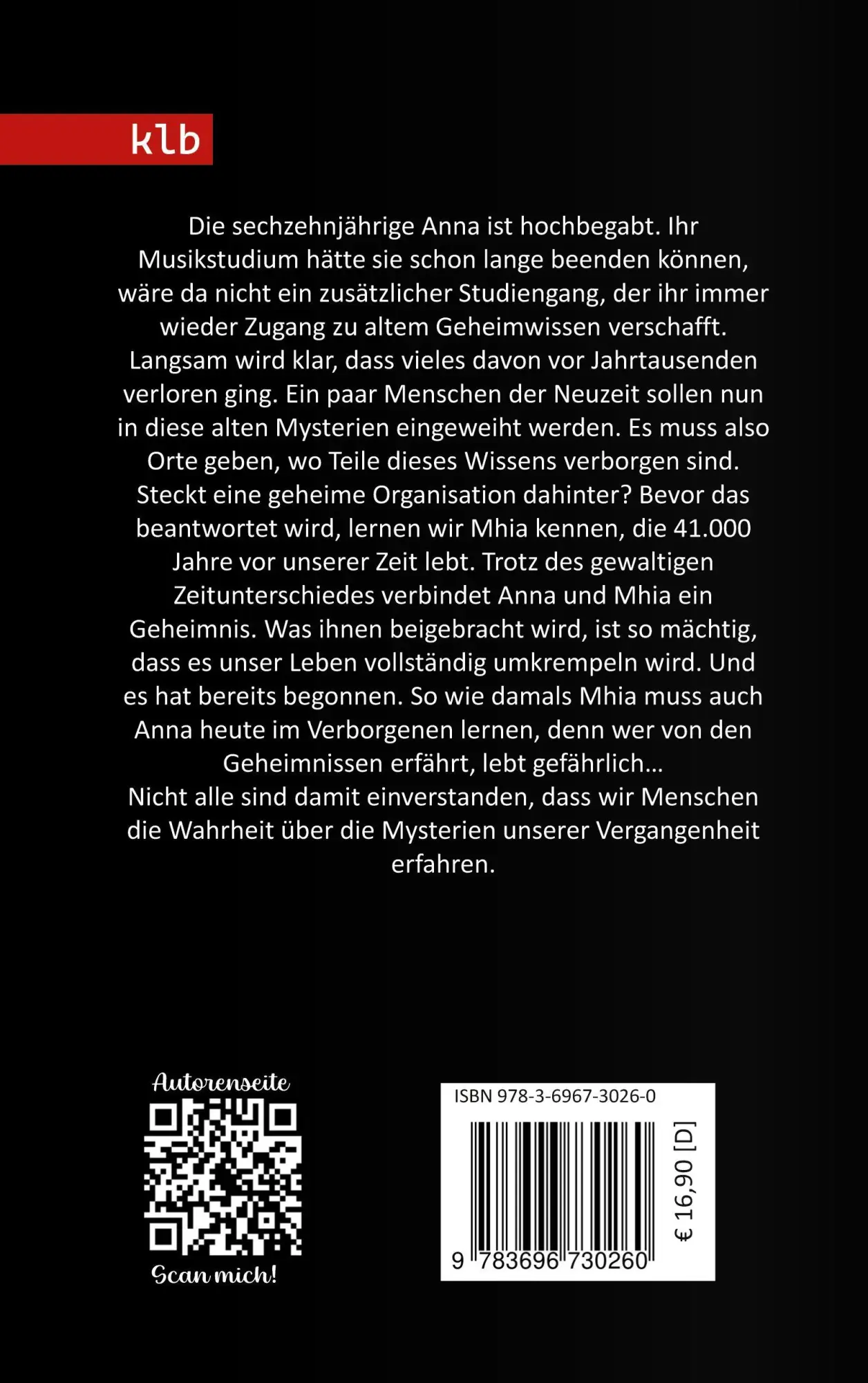 Rückseite: 9783696730260 | Manuja - Das verschwundene Wissen | Karsten Lehmann | Taschenbuch