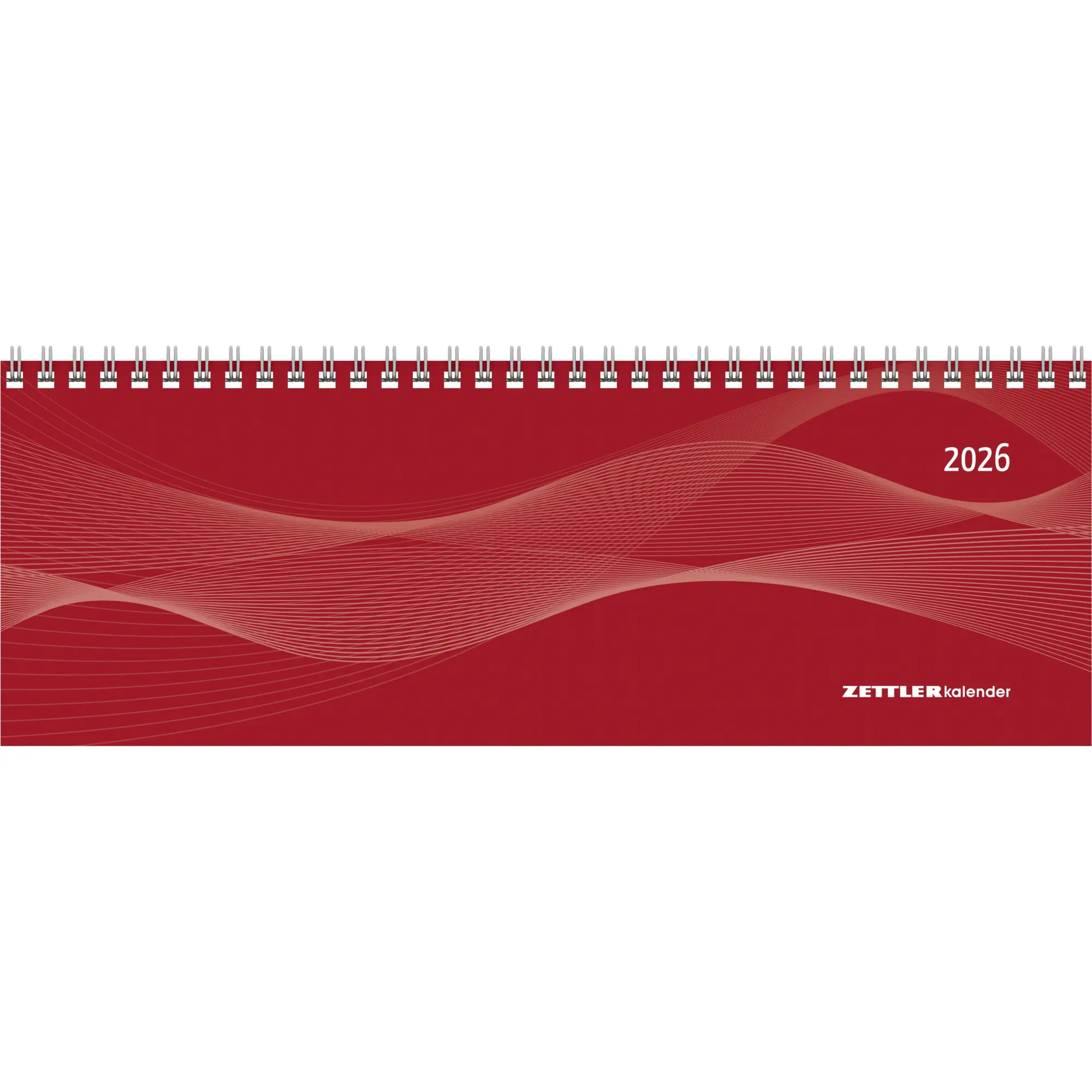 Cover: 4069095000360 | Tisch-Querkalender Profi rot 2025 - Büro-Planer 29,7x10,5 cm -...