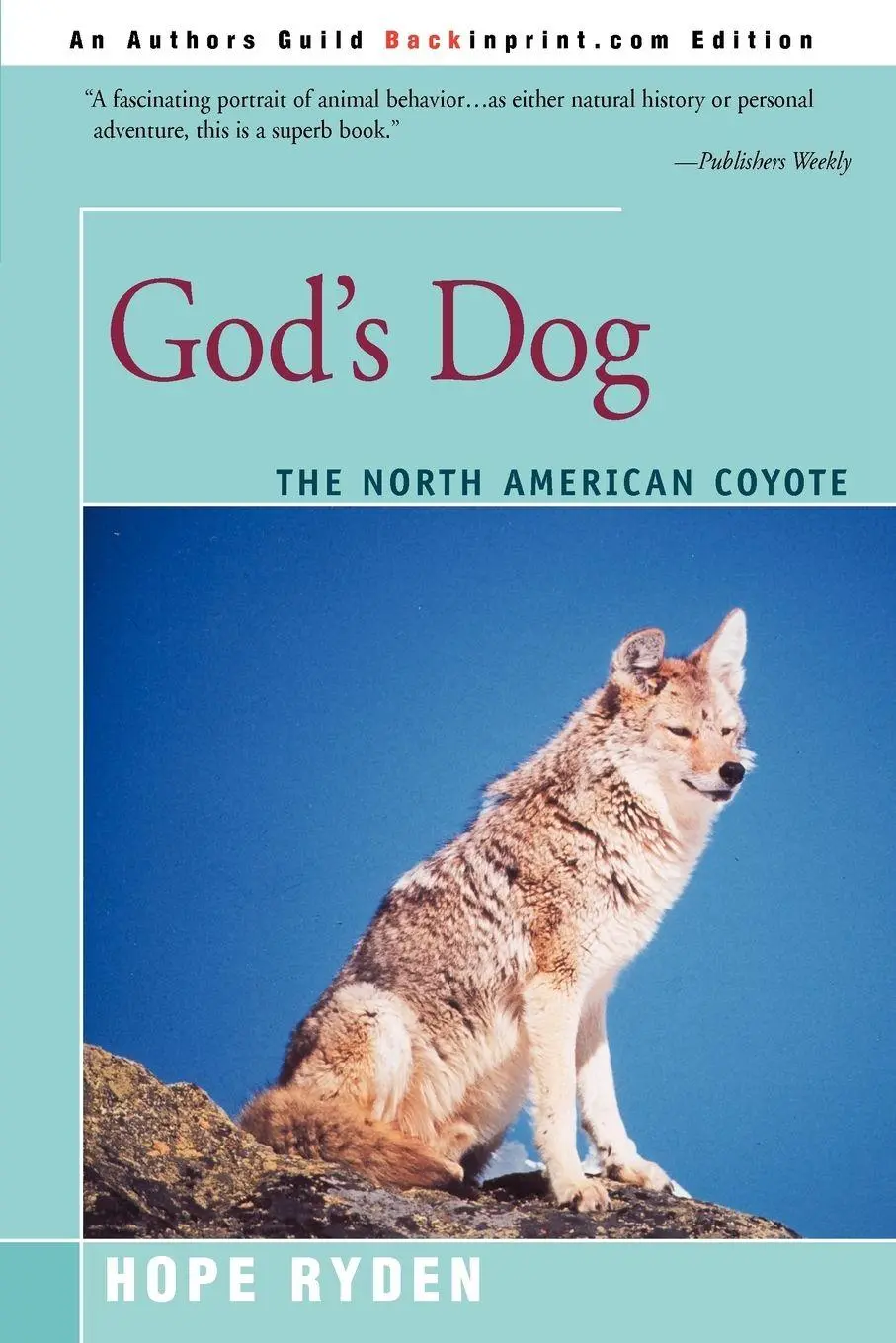 Cover: 9780595350360 | God's Dog | A Celebration of the North American Coyote | Hope Ryden