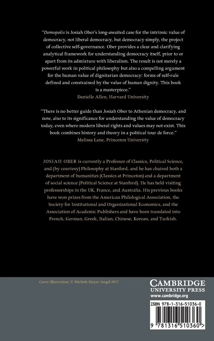 Rückseite: 9781316510360 | Demopolis | Josiah Ober | Buch | Englisch | 2017 | EAN 9781316510360