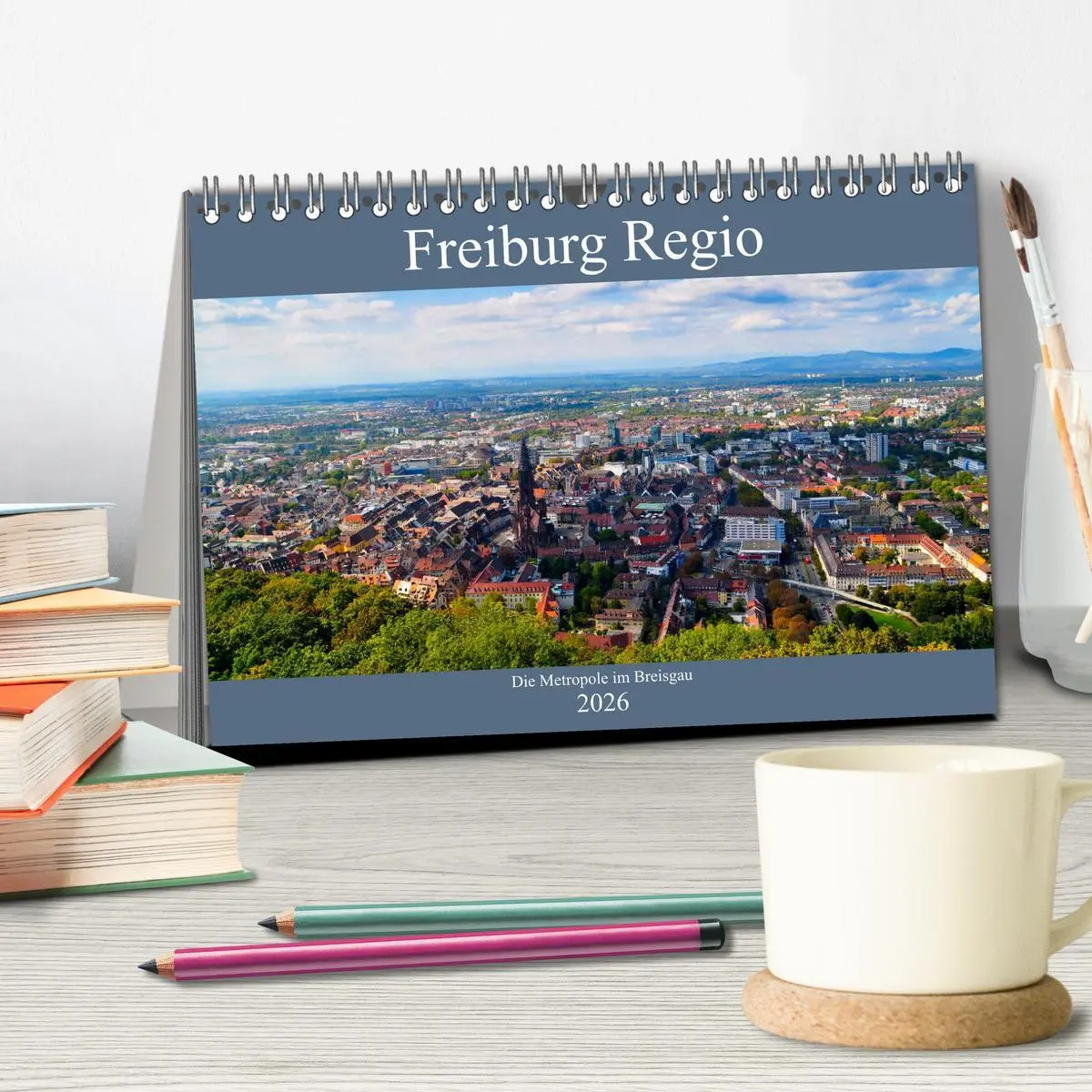 Bild: 9783457750360 | Freiburg Regio (Tischkalender 2026 DIN A5 quer), CALVENDO...