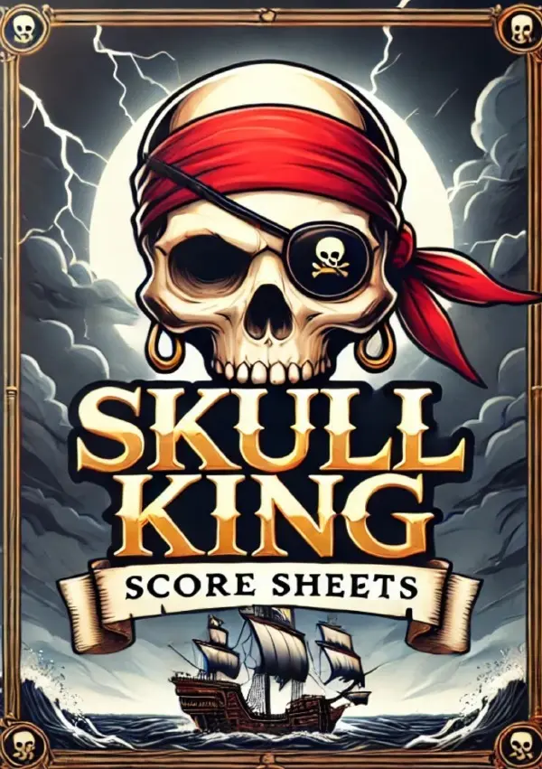 Cover: 9783819710360 | Skull King Score sheets | Adriana Saru | Taschenbuch | Englisch