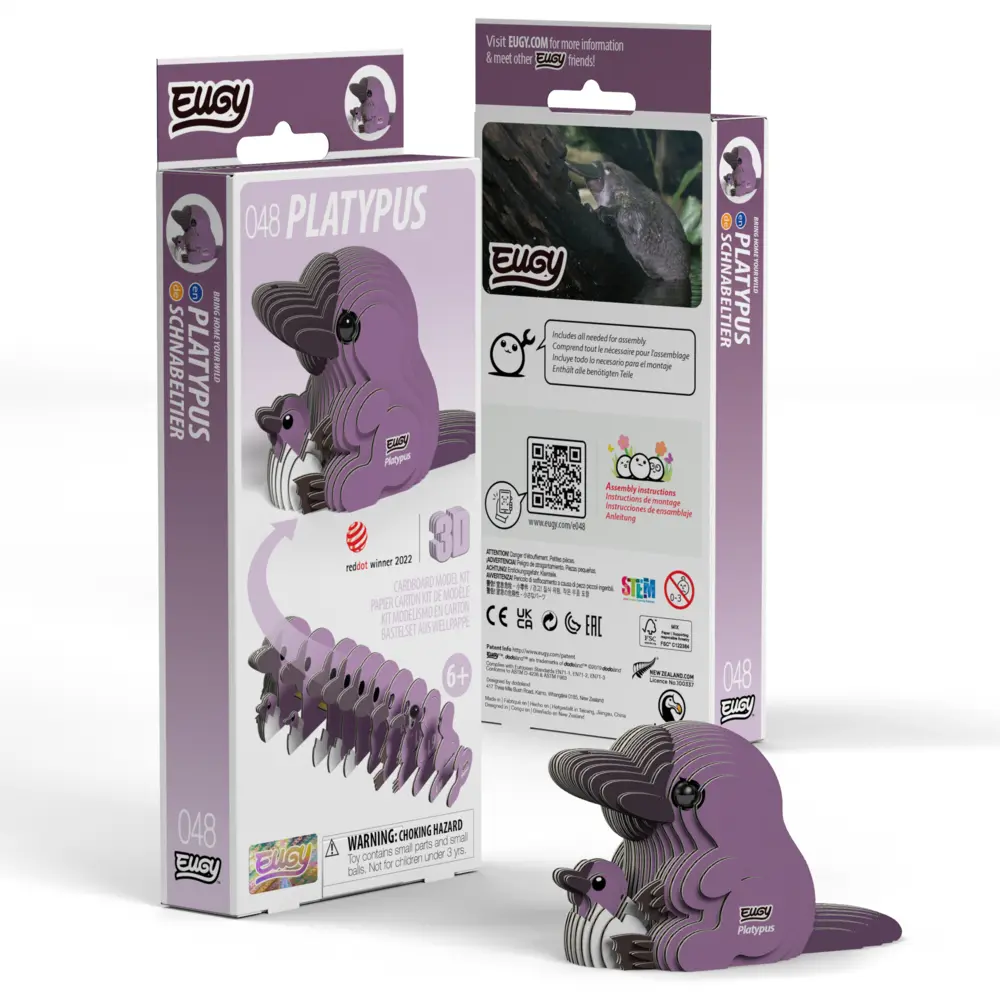 Cover: 9421035150460 | EUGY - 3D Bastelset Schnabeltier | Kit (Bastelset) | In Karton | 2026