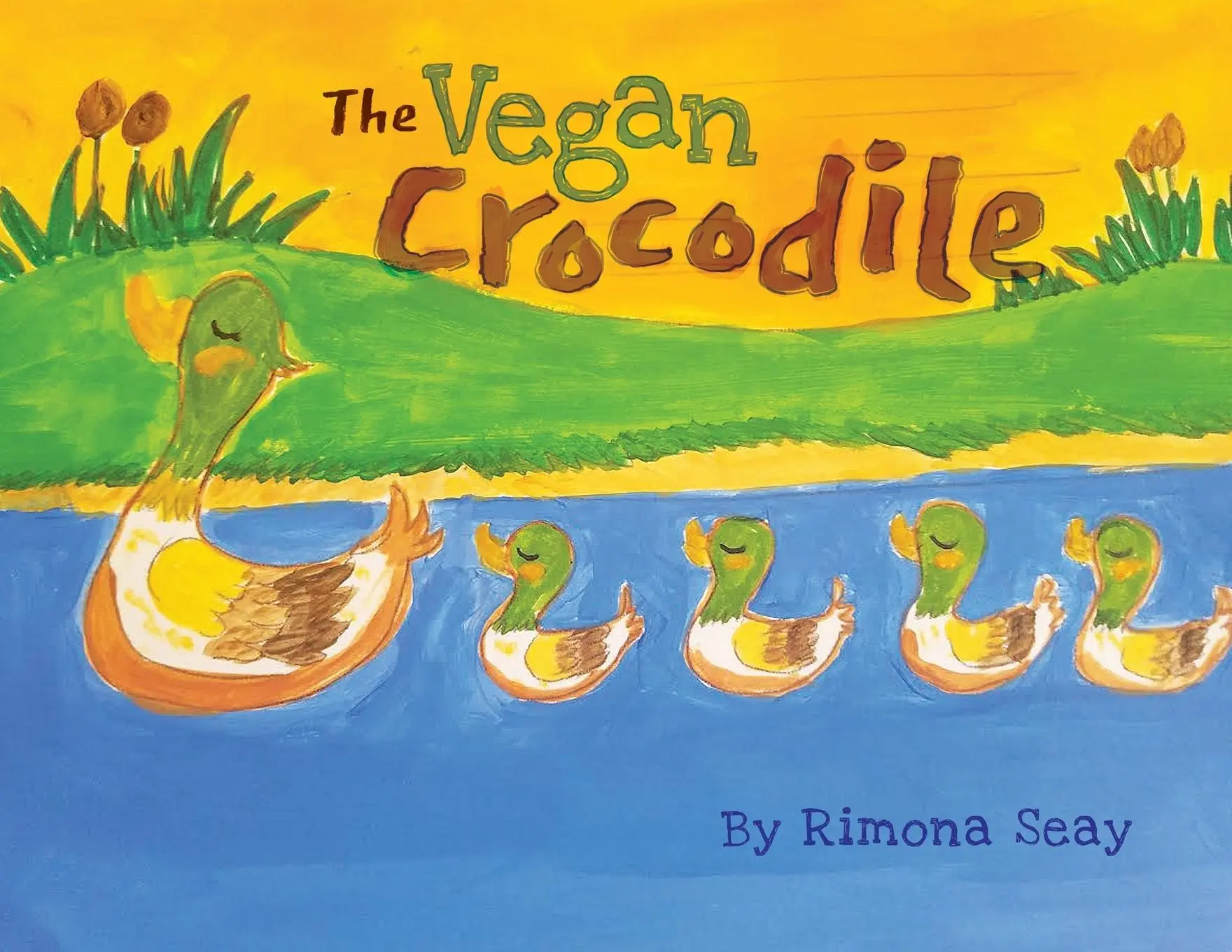 Cover: 9780996770460 | The Vegan Crocodile | Best Children's Book of the Year | Rimona Seay