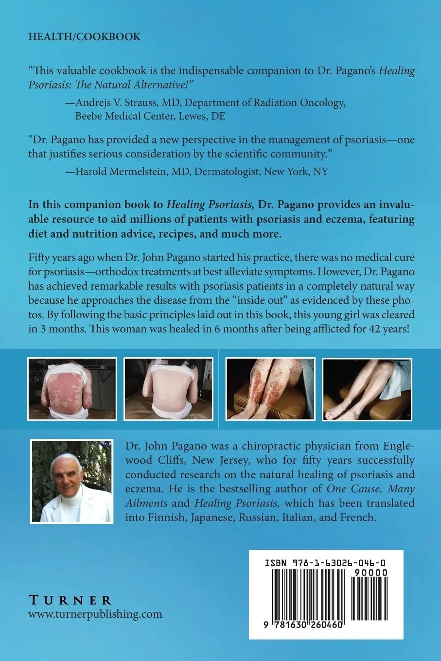 Rückseite: 9781630260460 | Dr. John's Healing Psoriasis Cookbook | D. C. John O. A. Pagano | Buch